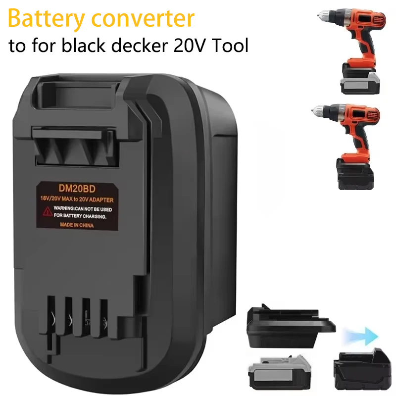 Black+Decker Tool Cordless - Адаптер для инструментов Black Decker: преобразует