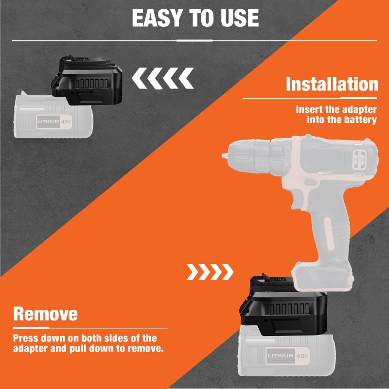 Адаптер для аккумулятора HAKSI – обзор и цена Black+Decker Tool Cordless