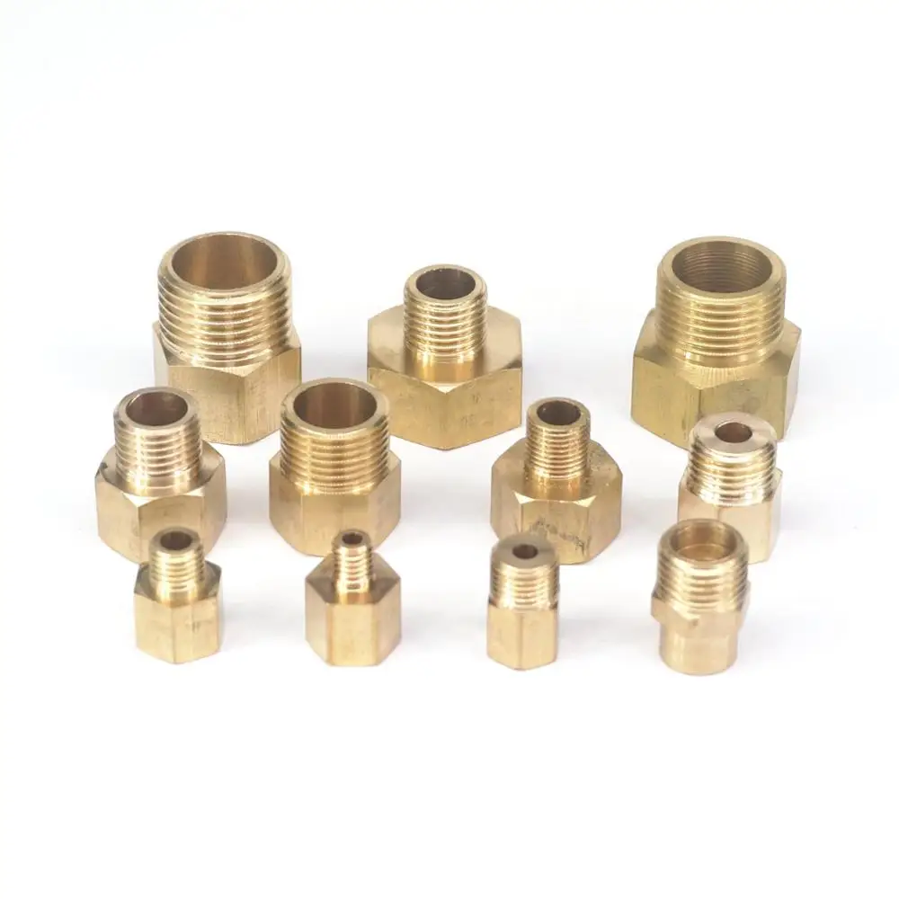 2 шт., латунный редуктор с шес – обзор и цена Compression Fitting Brass