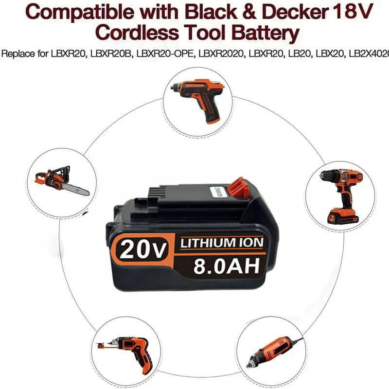 Аккумулятор 3.0-8.0 Ач для Bla – обзор и цена Black+Decker Tool Cordless